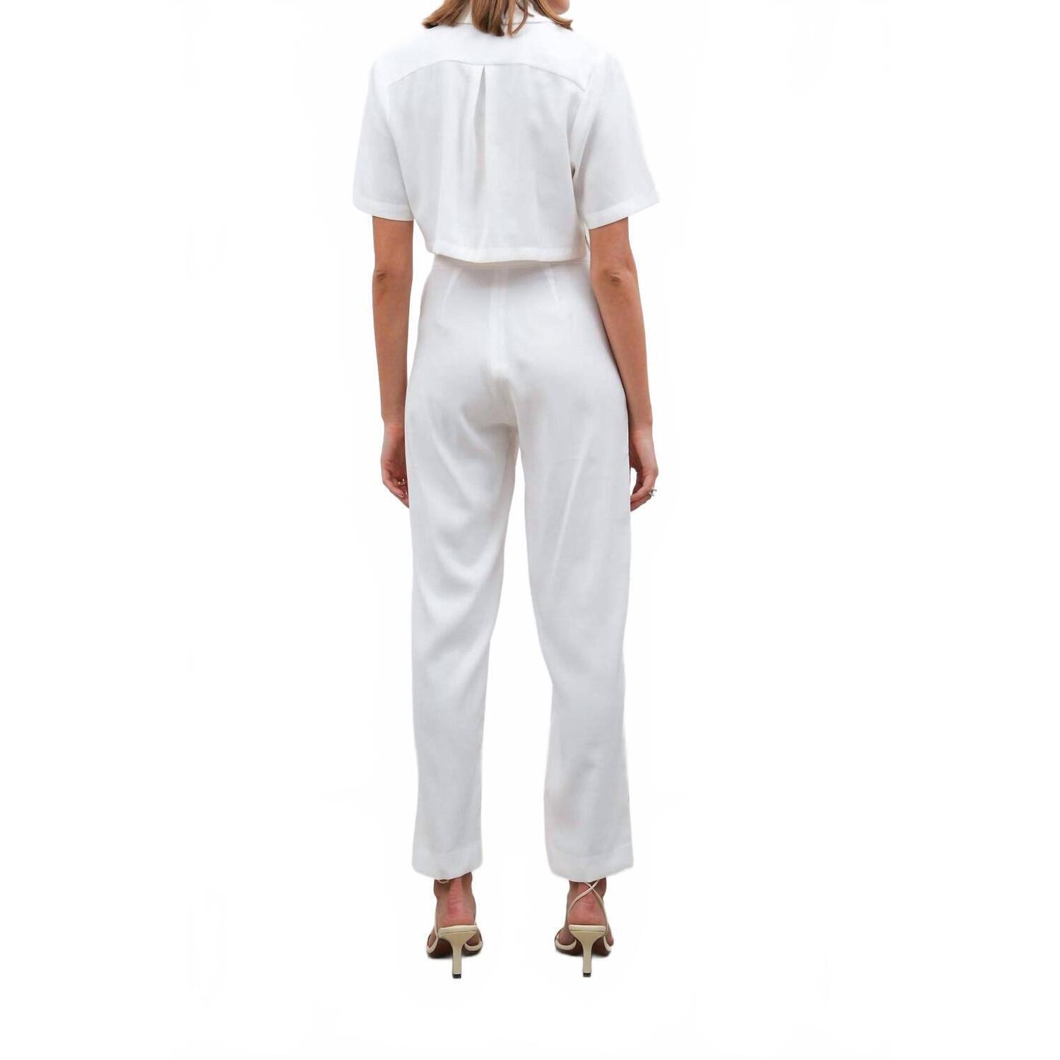 New Parentezi Gretta Pant In White — image 2 of 2